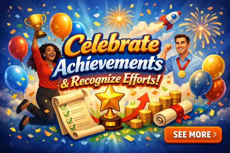 Celebrate achievements and recognize efforts