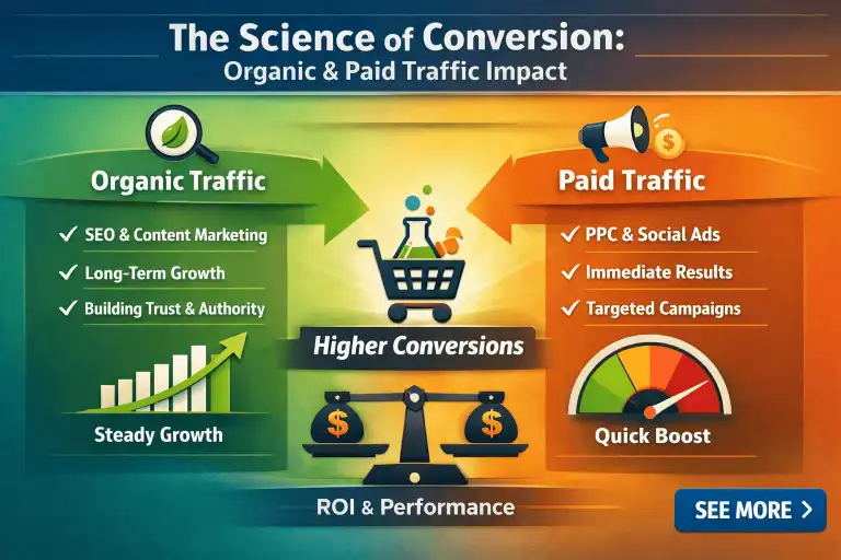 The Science of Conversion Organic and Paid Traffic Impact