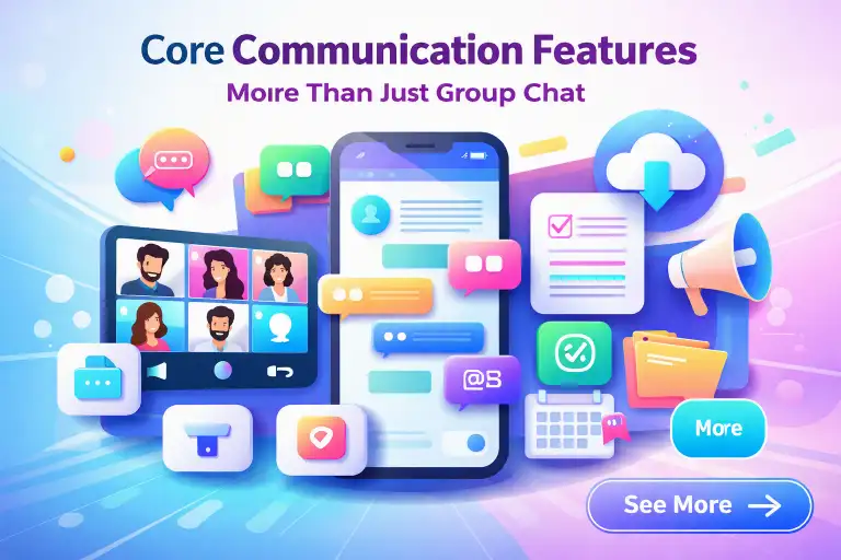 Core Communication Features More Than Just Group Chat