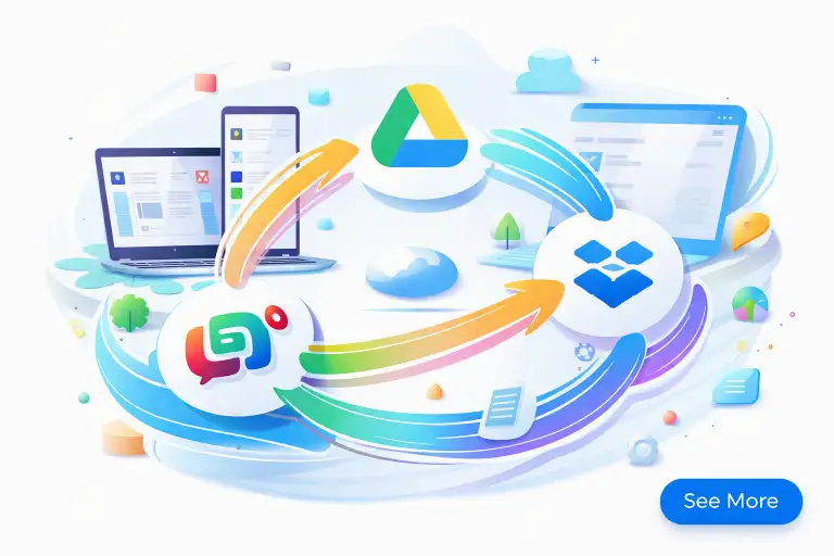 Seamless Integration with Google Drive, Dropbox, and Zoho Cliq
