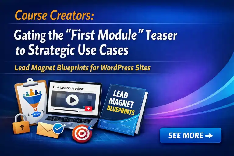 Course Creators Gating the First Module Teaser