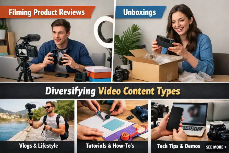 Filming Product Reviews and Unboxings