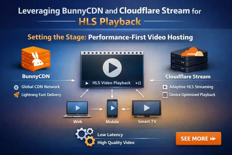 Leveraging BunnyCDN and Cloudflare Stream for HLS Playback