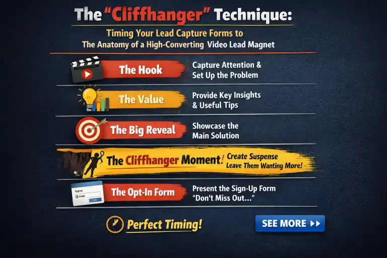 The Cliffhanger Technique Timing Your Lead Capture Forms