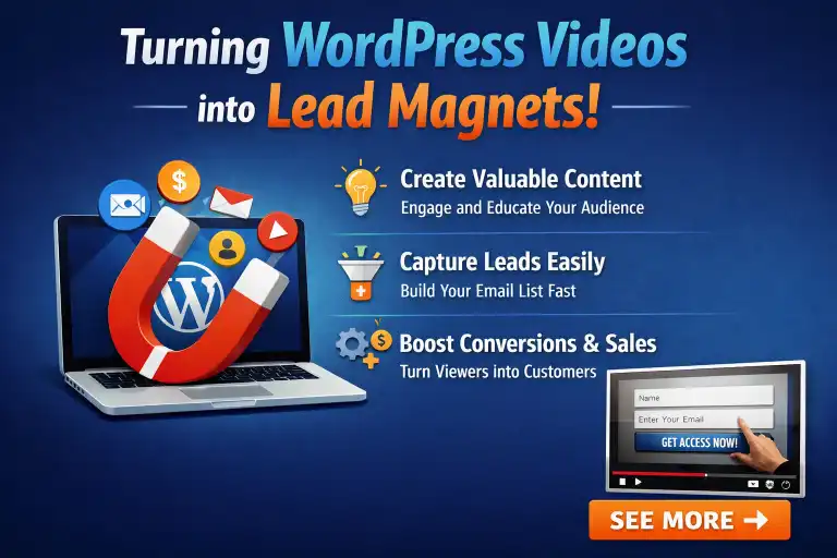 Turning WordPress videos into lead magnets